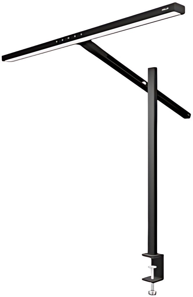 UNiLUX Lampe de bureau à LED ELITE LUMINO, pince, noir