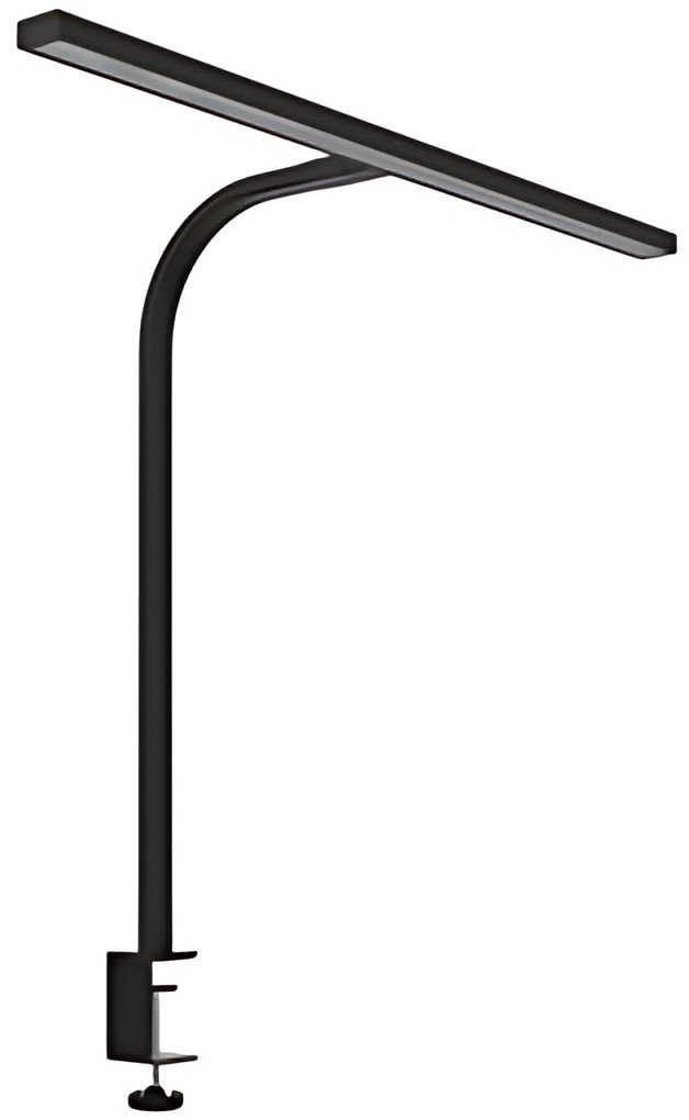 UNiLUX Lampe de bureau à LED STRATA LUMINO, pince, noir