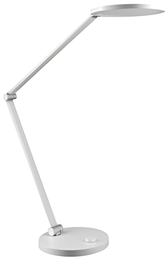 UNiLUX Lampe de bureau à LED OMEGA, sur pied, blanc