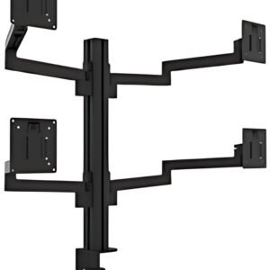 UNiLUX Vis/axe traversant de fixation sur table AXIO, noir