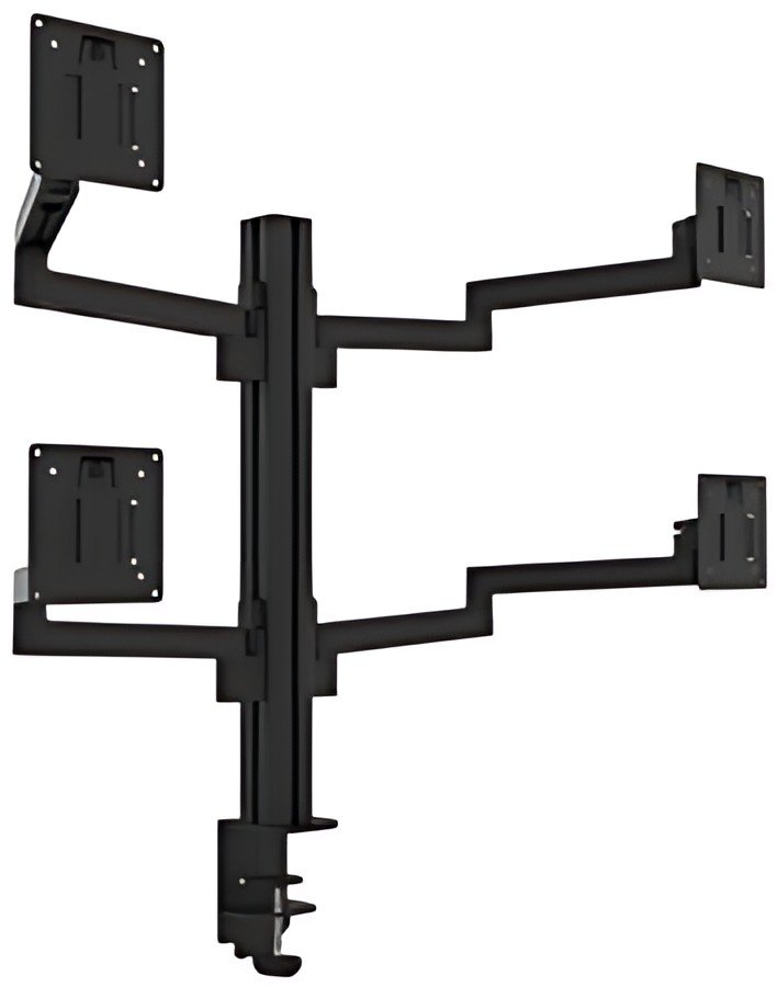 UNiLUX Vis/axe traversant de fixation sur table AXIO, noir