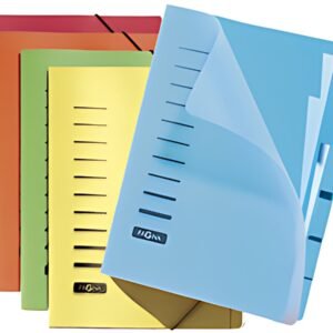 PAGNA Trieur, A4, PP, 6 compartiments, rouge