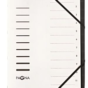 PAGNA Trieur "Sorting File", 12 compartiments, bleu clair