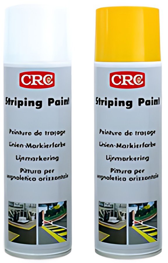 CRC Peinture de traçage "STRIPING PAINT", spray 500ml, blanc