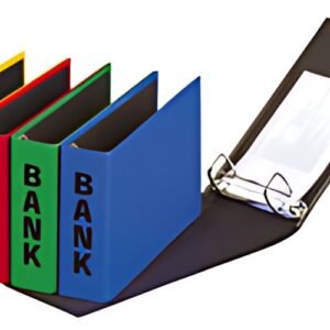Dossier bancaire PAGNA "Basic Colors", pour relevés bancaires, trié