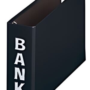 Dossier bancaire PAGNA "Basic Colors", pour extraits de compte, noir