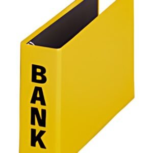 Dossier bancaire PAGNA "Basic Colors", pour extraits de compte, jaune