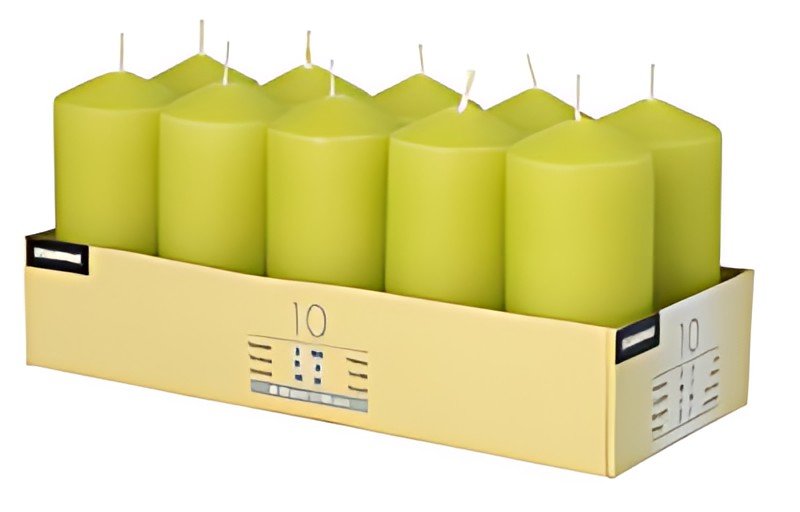 STARPAK Bougies cylindriques, diamètre: 40 mm, kiwi