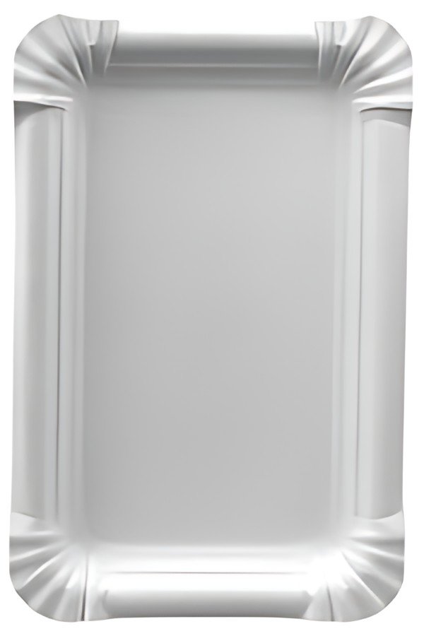 PAPSTAR Assiette en carton "pure" rectangulaire, blanc