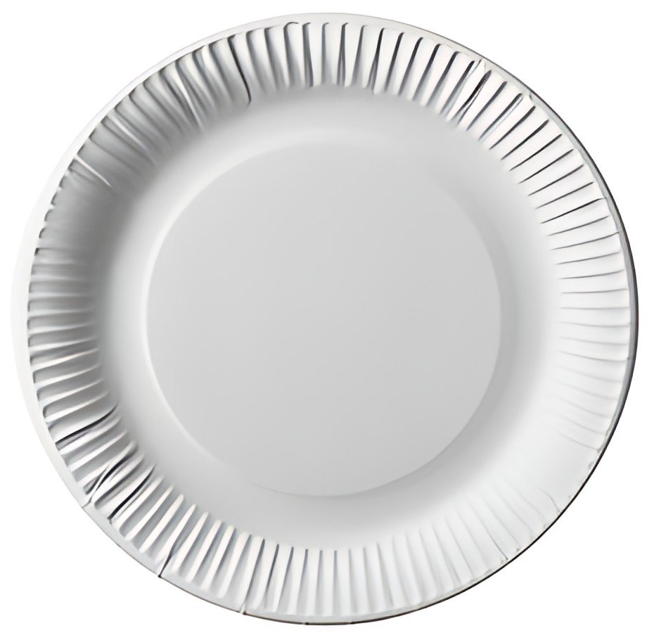 PAPSTAR Assiette en carton "pure" diamètre: 230 mm, blanc