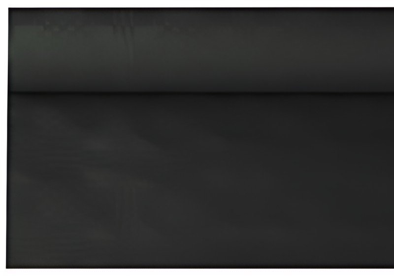PAPSTAR Nappe damassée, (l)1,2 x (L)8 m, noir