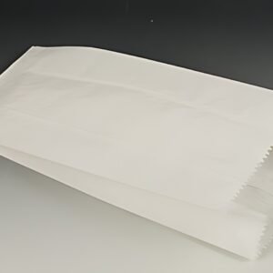 PAPSTAR Sachet à soufflet en papier, blanc