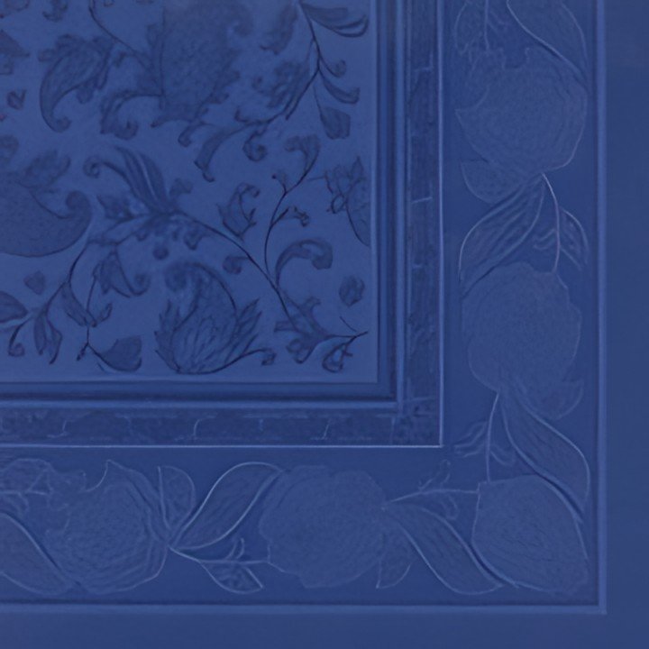 PAPSTAR Serviette "ROYAL Collection Ornaments", bleu foncé