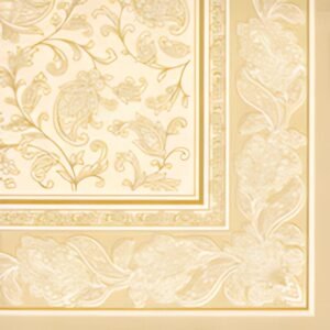 PAPSTAR Serviette "ROYAL Collection Ornaments", champagne
