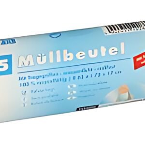 STARPAK Sac poubelle HDPE, 20 litres, transparent