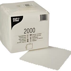 PAPSTAR Sous-tasse, 170 x 170 mm, blanc