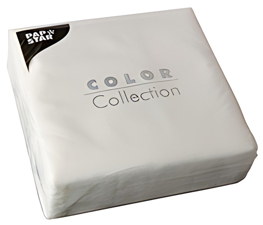 PAPSTAR Serviette, 330 x 330 mm, 1 couche, blanc
