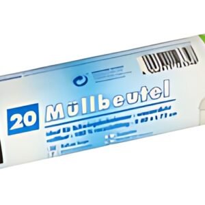 STARPAK Sac poubelle HDPE, 60 litres, blanc