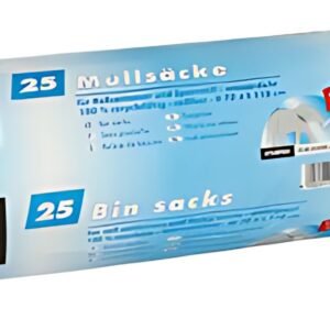 STARPAK Sac poubelle LDPE, 120 litres, bleu