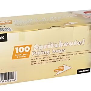 STARPAK Poche à dresser en PEBD, transparent, 1,8 l