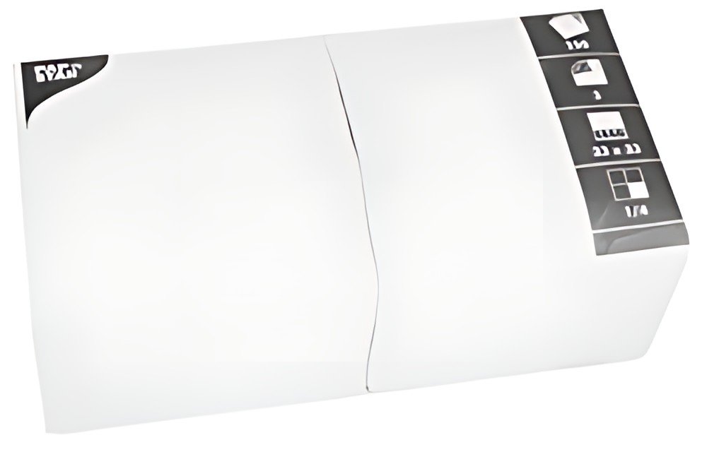 PAPSTAR Serviettes lunch, 330 x 330 mm, blanc
