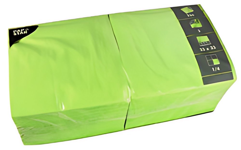 PAPSTAR Serviettes lunch, 330 x 330 mm, vert citron