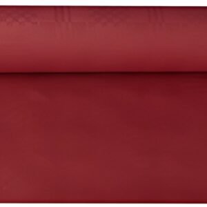 PAPSTAR Nappe damassée, (l)1,0 x (L)50 m, bordeaux