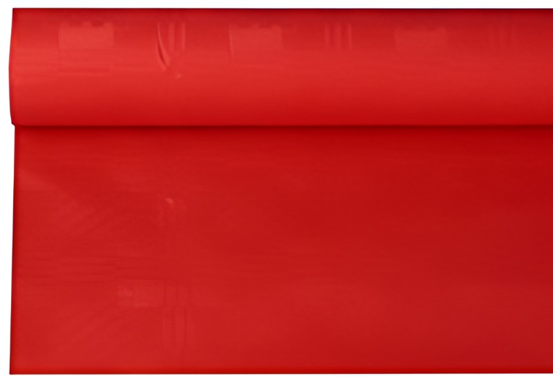 PAPSTAR Nappe damassée, (l)1,0 x (L)50 m, rouge