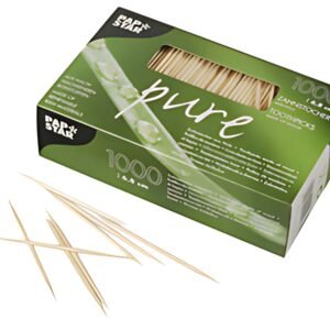 PAPSTAR Cure-dent "pure", en bois, rond, longueur: 68 mm
