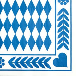 PAPSTAR Serviette à motif "Bleu bavarois", 330 x 330 mm
