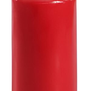 PAPSTAR Bougie cylindrique, diamètre: 50 mm, rouge