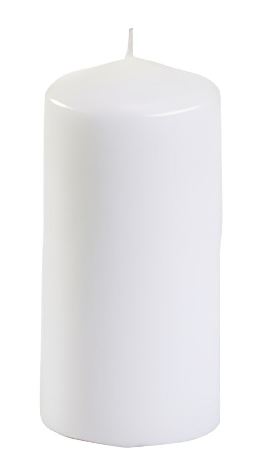 PAPSTAR Bougie cylindrique, diamètre: 50 mm, blanc