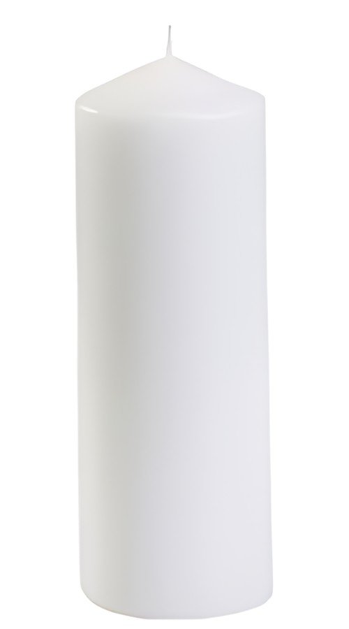 PAPSTAR Bougie cylindrique, diamètre: 60 mm, blanc