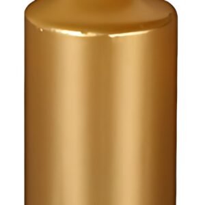 PAPSTAR Bougie cylindrique de Noel, or