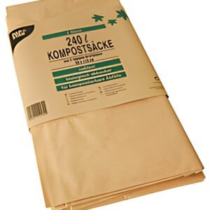PAPSTAR Sac compostable, 240 litres, brun