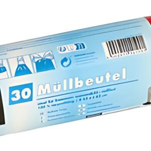 STARPAK Sac poubelle LDPE, avec cordon, 30 litres, blanc