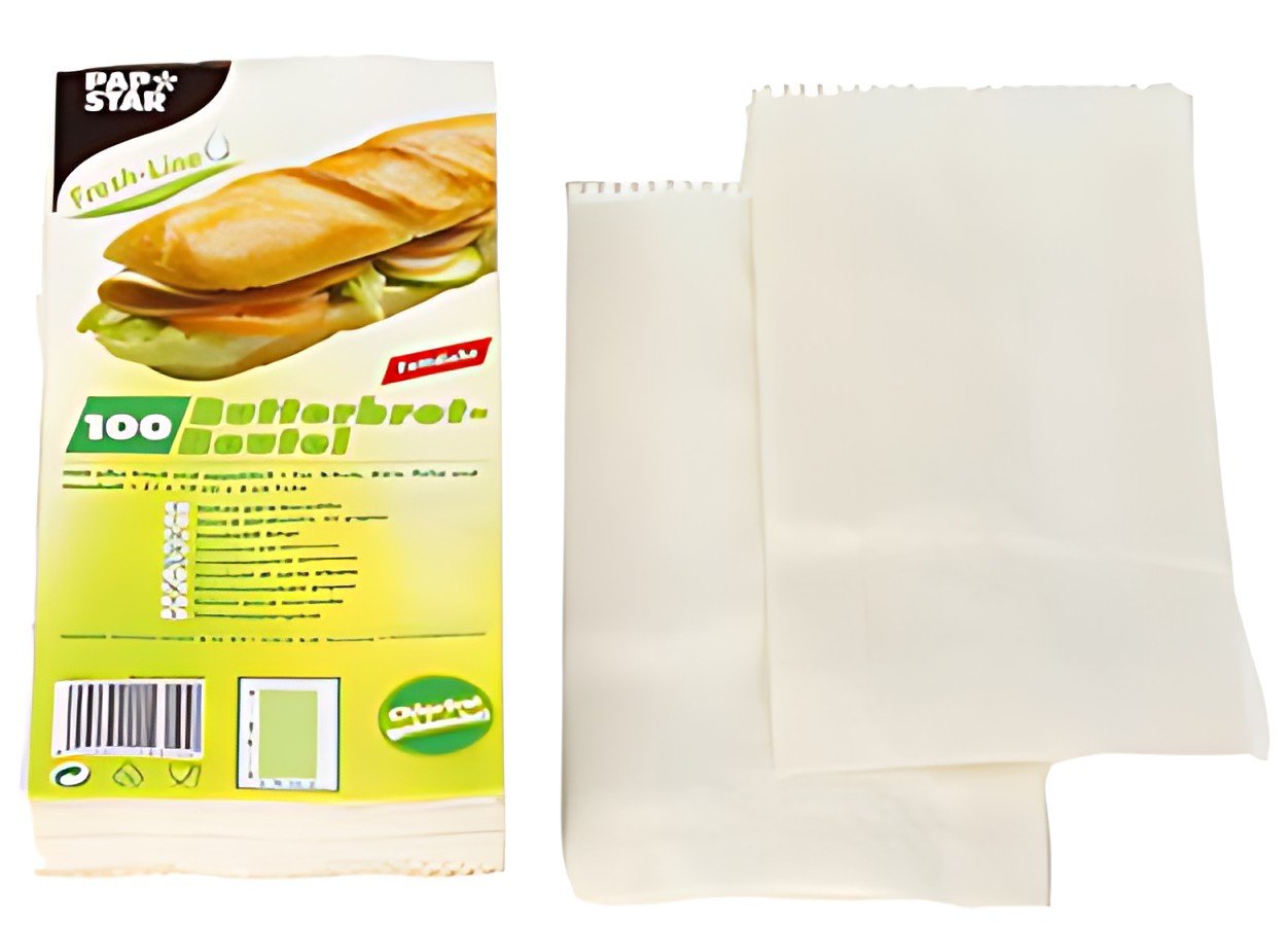 PAPSTAR Sachet pour croissant, (L)100 x (P)30 x (H)210 mm