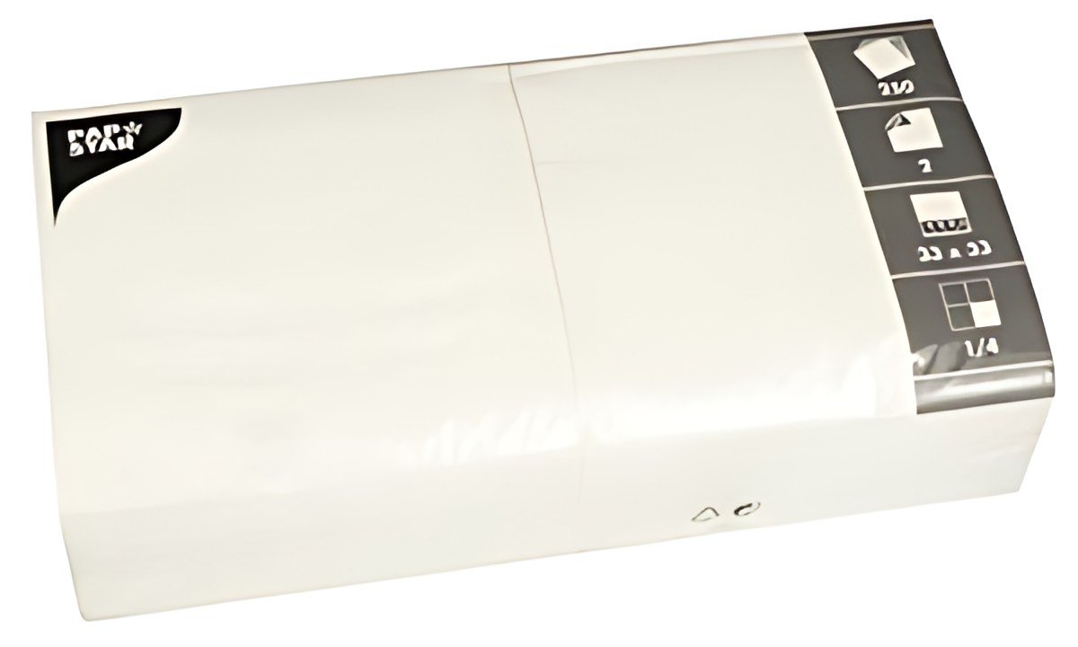 PAPSTAR Serviettes, 330 x 330 mm, 2 plis, blanc