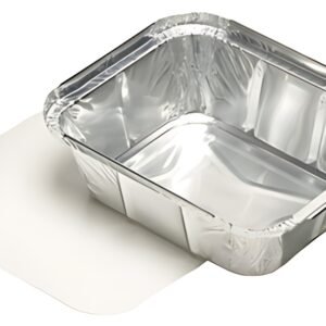 STARPAK Coupelle en aluminium, avec couvercle, 650 ml