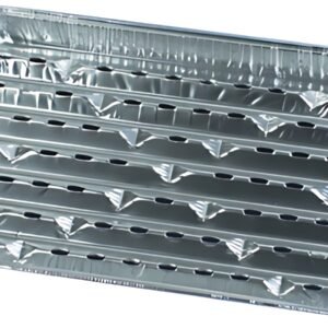 STARPAK Plateau pour grillades en aluminium, rectangulaire