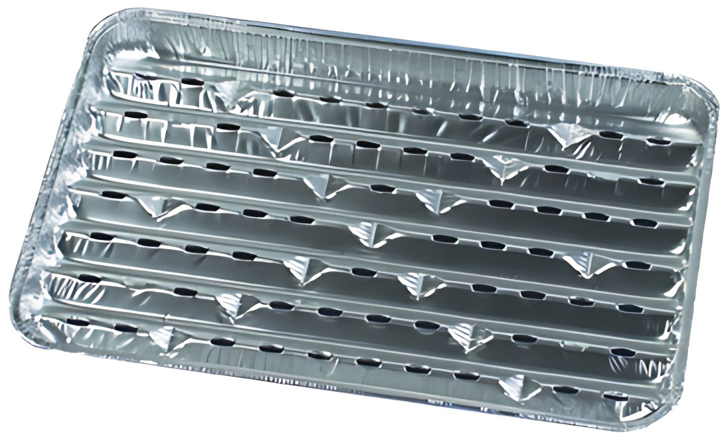 STARPAK Plateau pour grillades en aluminium, rectangulaire