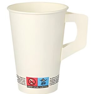 STARPAK Gobelet en carton avec poignée, 0,2 l, blanc
