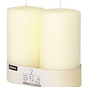 STARPAK Bougie cylindrique "Ivory", diamètre: 80 mm, ivoire