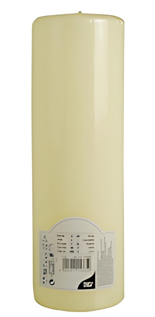 PAPSTAR Bougie cylindrique "Ivory", diamètre: 80 mm, ivoire