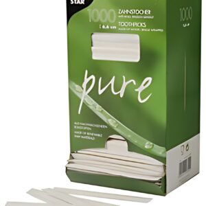 PAPSTAR Cure-dent "pure", en bois, rond, longueur: 65 mm