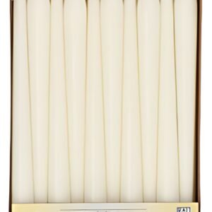 STARPAK Bougie de chandelier, 22 mm, en pack de 50, blanc