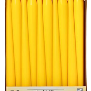STARPAK Bougie de chandelier, 22 mm, pack de 50, jaune