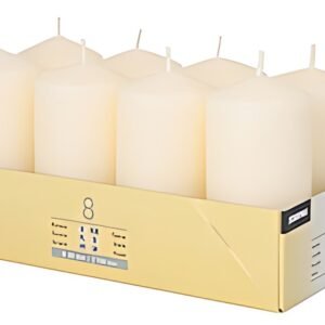 STARPAK Bougie cylindrique, diamètre: 50 mm, crème