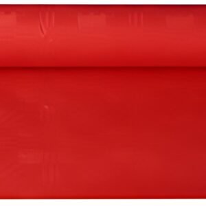 PAPSTAR Nappe damassée, (l)1,2 x (L)8 m, rouge