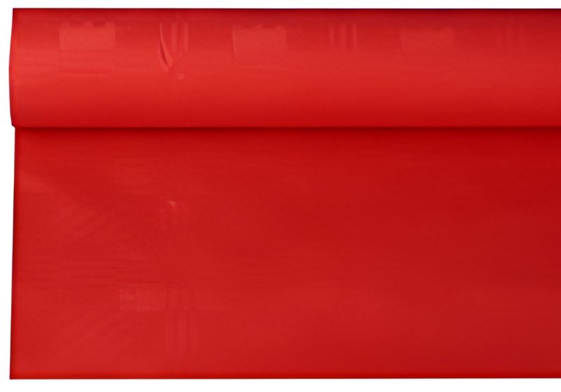 PAPSTAR Nappe damassée, (l)1,2 x (L)8 m, rouge
